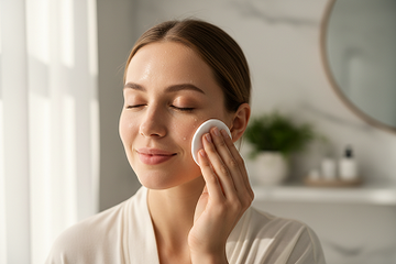 Skincare routine: cleansing